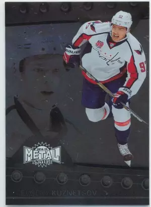 2014-15 FLEER SHOWCASE - EVGENY KUZNETSOV #30 METAL UNIVERSE