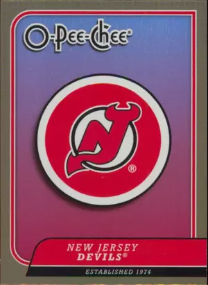 2008-09 O-PEE-CHEE - NEW JERSEY DEVILS #CL18 TEAM CHECKLIST