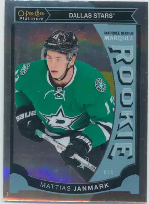 2015-16 O-PEE-CHEE PLATINUM - MATTIAS JANMARK #M17 MARQUEE ROOKIE