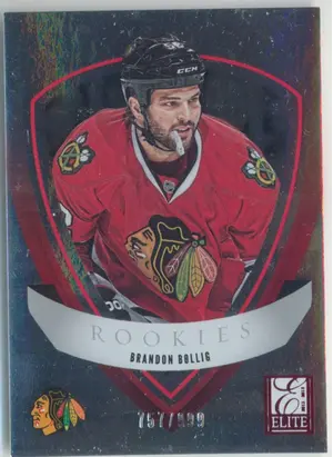 2012-13 ELITE - BRANDON BOLLIG #33 ROOKIES 757/999