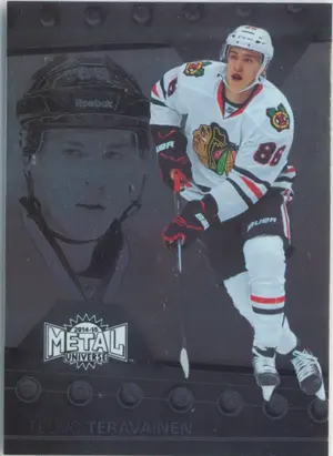 2014-15 FLEER SHOWCASE - TEUVO TERAVAINEN #22 METAL UNIVERSE
