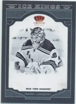 2011-12 PANINI CROWN ROYALE - HENRIK LUNDQVIST #19 ICE KINGS