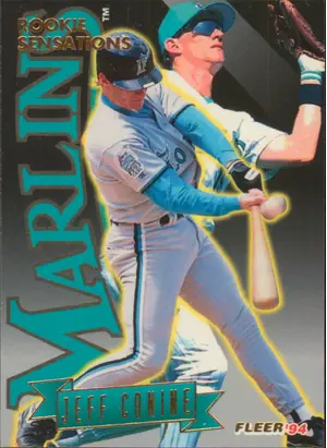 1994 Fleer - Jeff Conine #5 Rookie Sensations