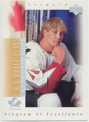 1996-97 UPPER DECK - JOE THORNTON #370 PROGRAM OF EXCELLENCE