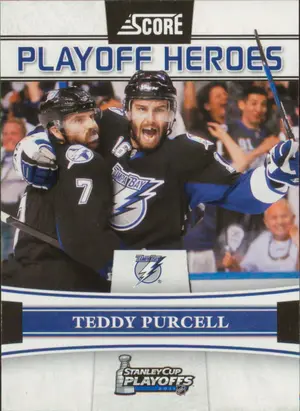2011-12 SCORE - TEDDY PURCELL #8 PLAYOFF HEROES
