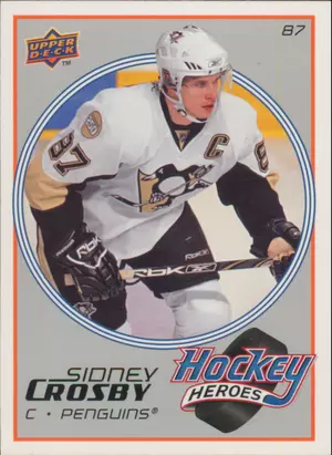 2008-09 UPPER DECK - SIDNEY CROSBY #HH8 HOCKEY HEROES