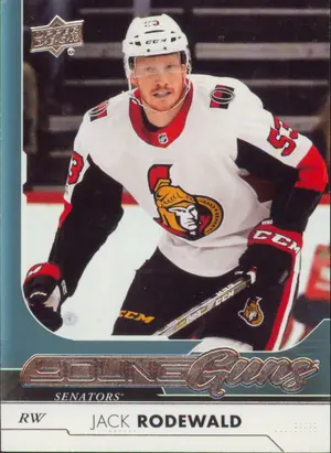 2017-18 UPPER DECK - JACK RODEWALD #489 YOUNG GUNS