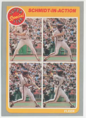 1985 Fleer - Mike Schmidt Special Super Star #627