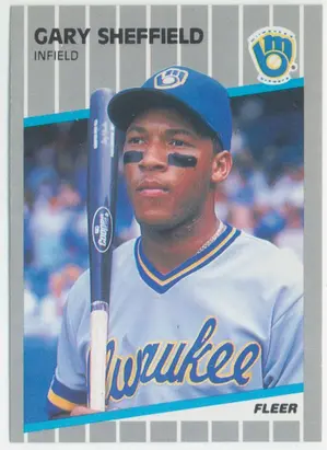 1989 Fleer - Gary Sheffield RC #196