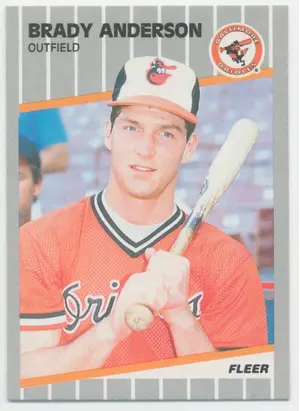 1989 Fleer - Brady Anderson RC #606