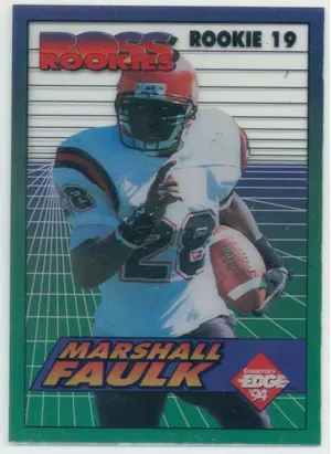 1994 Collector's Edge - Marshall Faulk #19 Boss Rookies