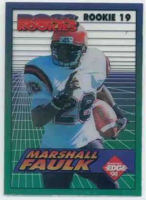 1994 Collector's Edge - Marshall Faulk #19 Boss Rookies