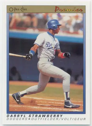 1991 O-Pee-Chee Premier - Darryl Strawberry #117