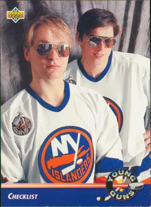 1992-93 UPPER DECK - YOUNG GUNS CHECKLIST #554