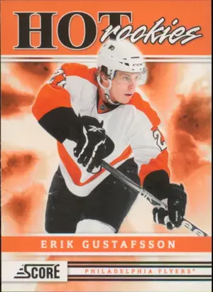 2011-12 SCORE - ERIK GUSTAFSSON #529 ROOKIE