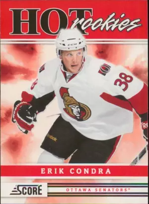 2011-12 SCORE - ERIK CONDRA #524 ROOKIE
