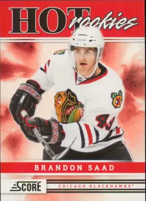 2011-12 SCORE - BRANDON SAAD #555 ROOKIE SP!