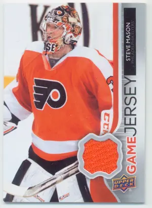 2014-15 UPPER DECK - STEVE MASON #GJ-SM GAME JERSEY