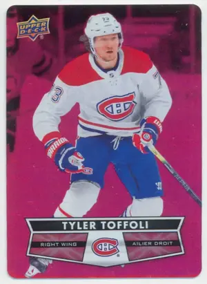 2021-22 TIM HORTONS - TYLER TOFFOLI #DC-9 RED DIE CUT