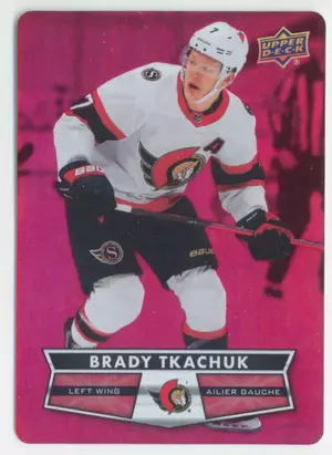 2021-22 TIM HORTONS - BRADY TKACHUK #DC-28 RED DIE CUT