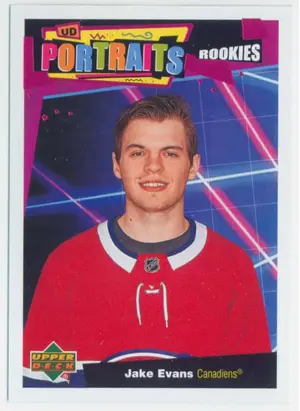 2020-21 UPPER DECK - JAKE EVANS #P-44 PORTRAITS