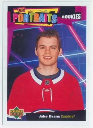 2020-21 UPPER DECK - JAKE EVANS #P-44 PORTRAITS