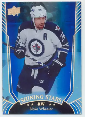 2016-17 UPPER DECK - BLAKE WHEELER #SS-11 SHINING STARS ROYAL BLUE