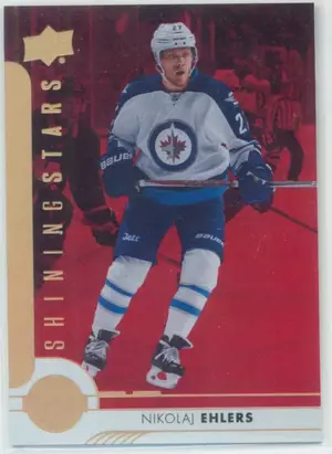 2017-18 UPPER DECK - NIKOLAJ EHLERS #SSL-9 SHINING STARS RED