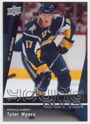 2009-10 UPPER DECK - TYLER MYERS #214 YOUNG GUNS