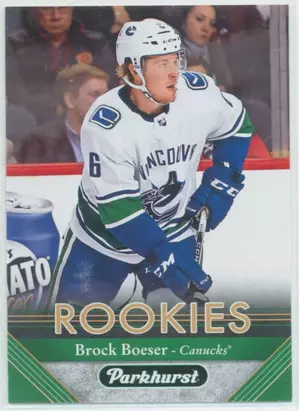 2017-18 PARKHURST - BROCK BOESER #270 ROOKIE