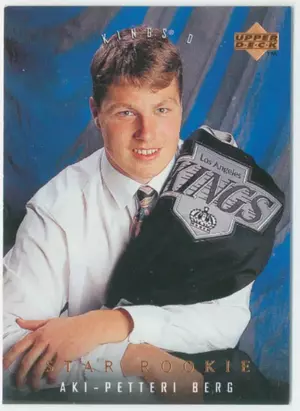 1995-96 UPPER DECK - AKI-PETTERI BERG #267 STAR ROOKIE