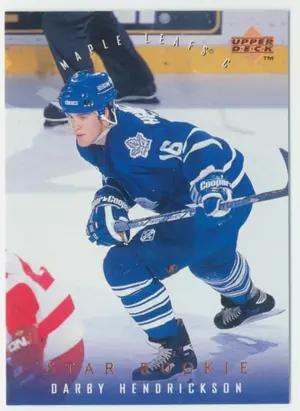 1995-96 UPPER DECK - DARBY HENDRICKSON #505 STAR ROOKIE