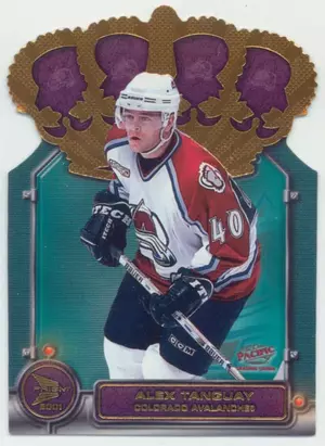 2001-02 PACIFIC McDONALD'S - ALEX TANGUAY #2 GOLD CROWN DIE CUT
