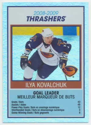 2009-10 O-PEE-CHEE - ILYA KOVALCHUK #TC2 TEAM CHECKLIST