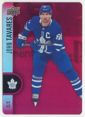 2022-23 TIM HORTONS - JOHN TAVARES #DC-36 RED DIE CUT