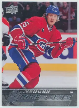 2015-16 UPPER DECK - JACOB DE LA ROSE #212 YOUNG GUNS