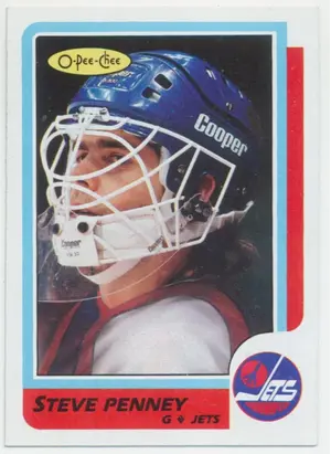 1986-87 O-PEE-CHEE - STEVE PENNEY #222