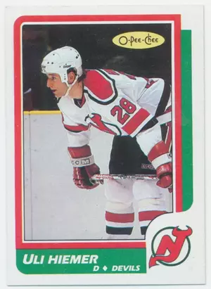 1986-87 O-PEE-CHEE - ULI HIEMER #226