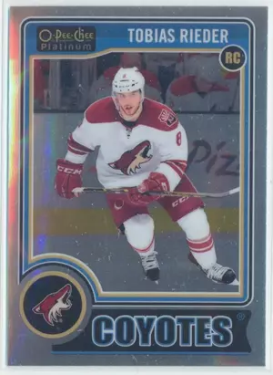 2014-15 O-PEE-CHEE PLATINUM - TOBIAS RIEDER #182 ROOKIE