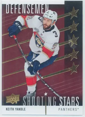 2019-20 UPPER DECK - KEITH YANDLE #SSD-10 SHOOTING STARS RED