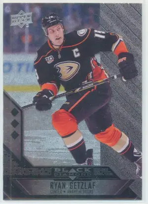 2014-15 BLACK DIAMOND - RYAN GETZLAF #164 TRIPLE DIAMOND