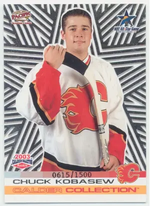 2003-04 PACIFIC - CHUCK KOBASEW #2 CALDER COLLECTION 615/1500