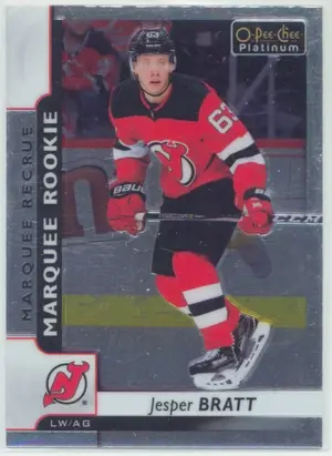 2017-18 O-PEE-CHEE PLATINUM - JESPER BRATT #197 ROOKIE