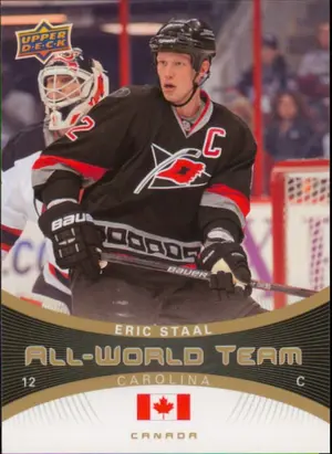 2010-11 UPPER DECK - ERIC STAAL #AW-28 ALL-WORLD TEAM