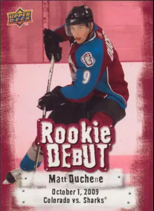 2009-10 UPPER DECK - MATT DUCHENE #RD4 ROOKIE DEBUT