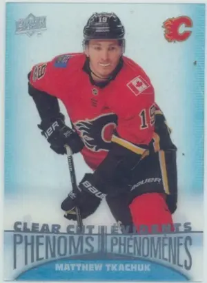 2018-19 TIM HORTONS - MATTHEW TKACHUK #CC-8 CLEAR CUT PHENOMS
