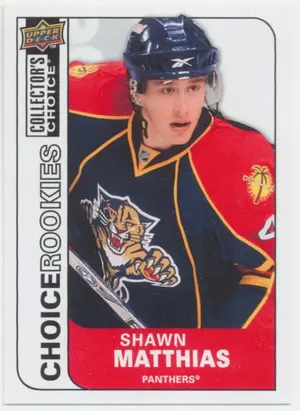 2008-09 COLLECTOR'S CHOICE - SHAWN MATTHIAS #226 ROOKIE