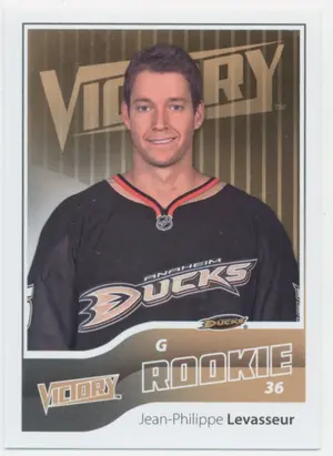 2011-12 VICTORY - JEAN-PHILIPPE LEVASSEUR #202 ROOKIE