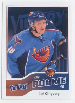 2011-12 VICTORY - CARL KLINGBERG #205 ROOKIE