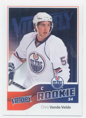 2011-12 VICTORY - CHRIS VANDE VELDE #215 ROOKIE